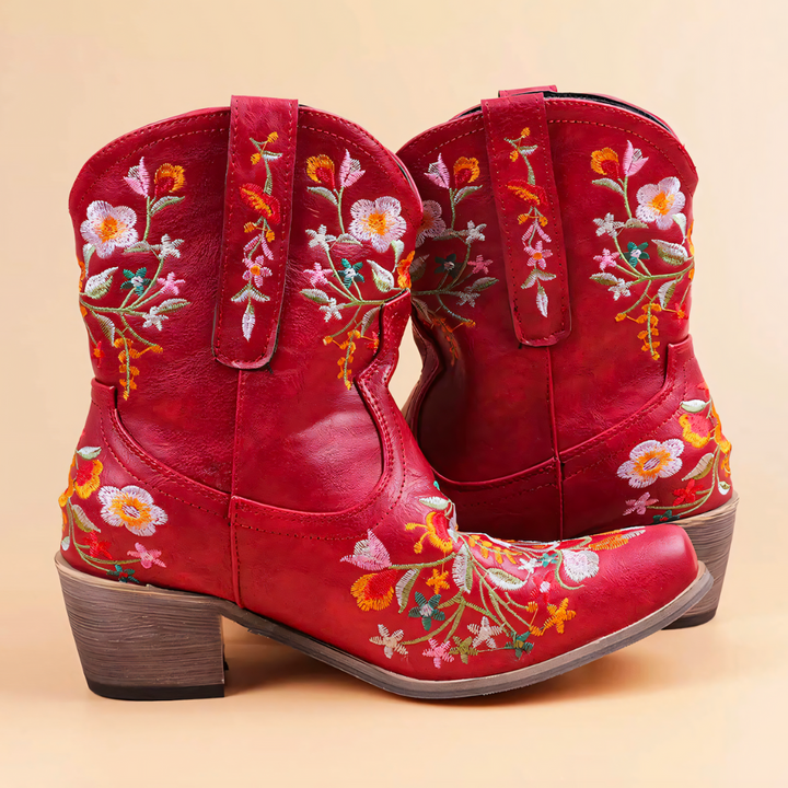 Vandtætte vintage cowgirl-støvler - Sierra