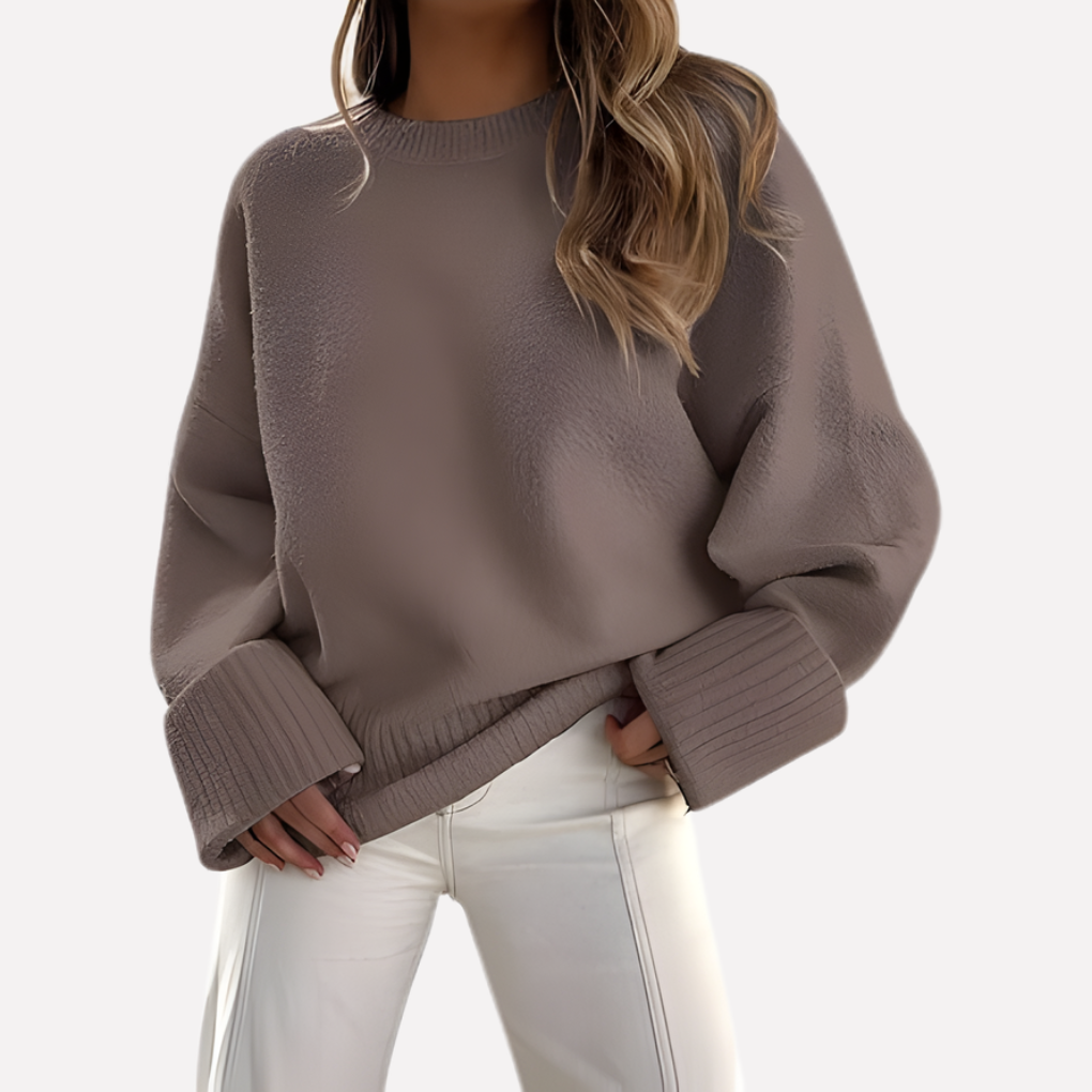 Kvinders Oversized Chunky Pullover