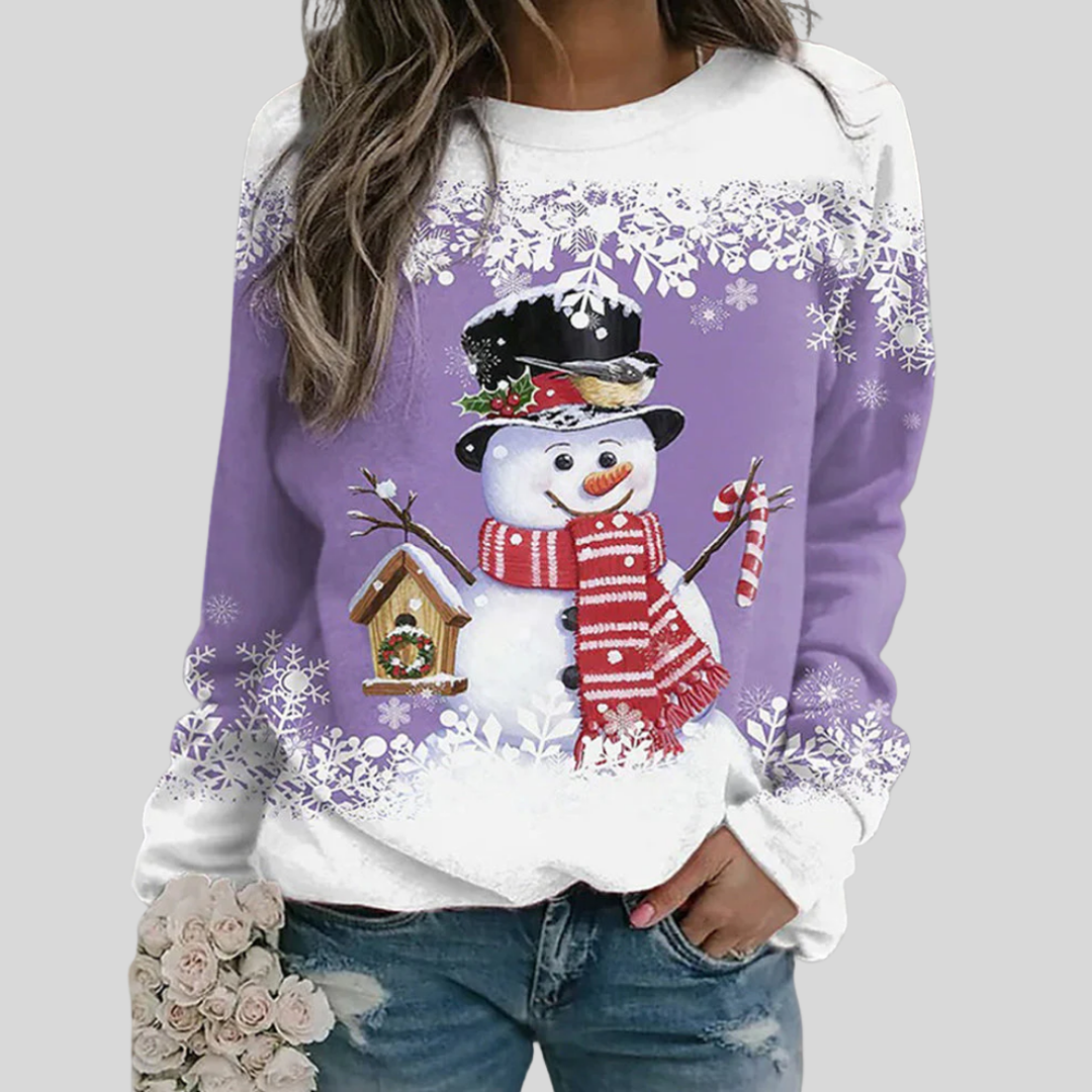 Julesweatshirt til kvinder