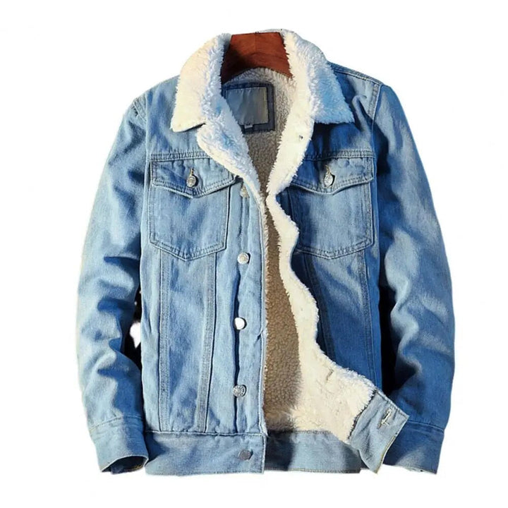 Denimjakke til herrer med varmt fleecefor – Tobias