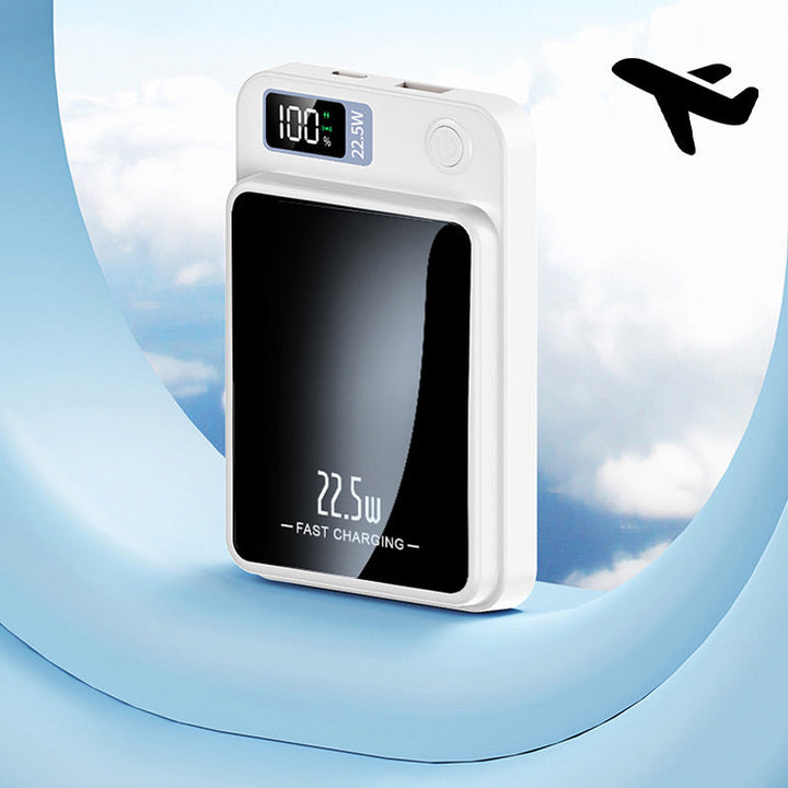 Powerbank 20.000 mAh | 22,5 W hurtigopladning & 15 W trådløs Qi-opladning