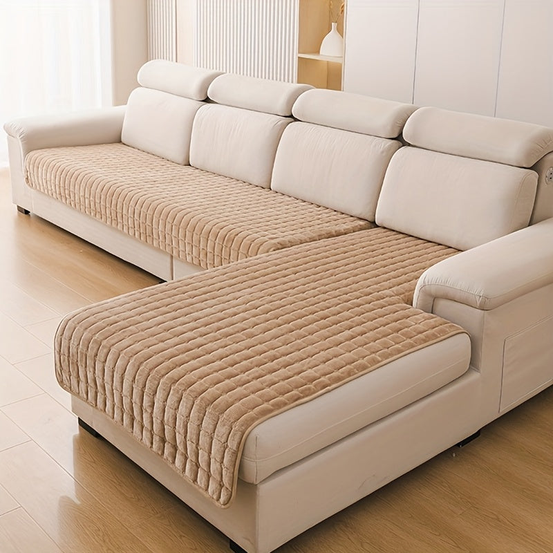 Elegant betræk til quiltet sofa – komfort og beskyttelse