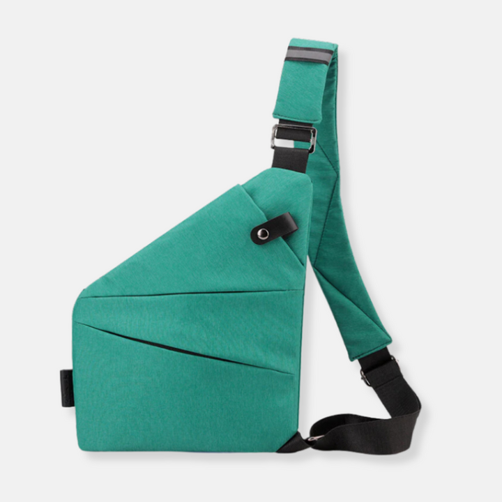 Minimalistisk tyverisikret crossbody-taske – organiseret og sikker opbevaring til en aktiv livsstil