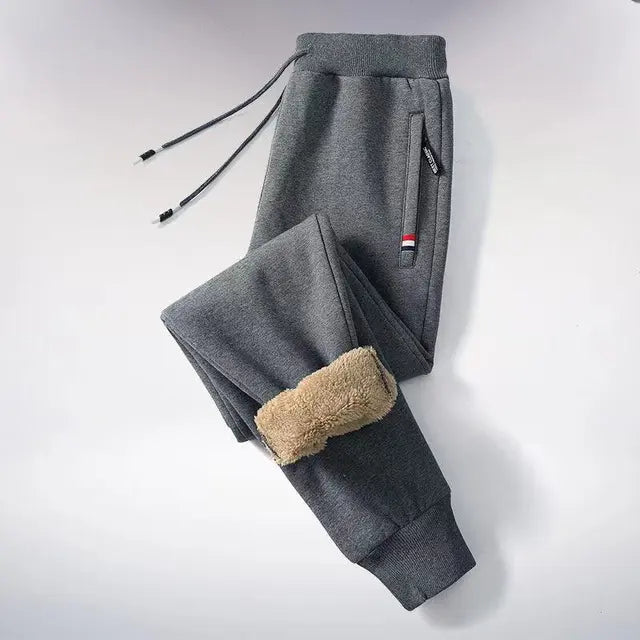 Vinterjoggingbukser | Lige fleecebukser