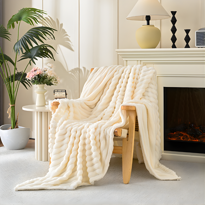 Faux Fur Kastetæppe
