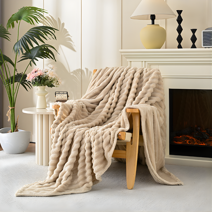 Faux Fur Kastetæppe