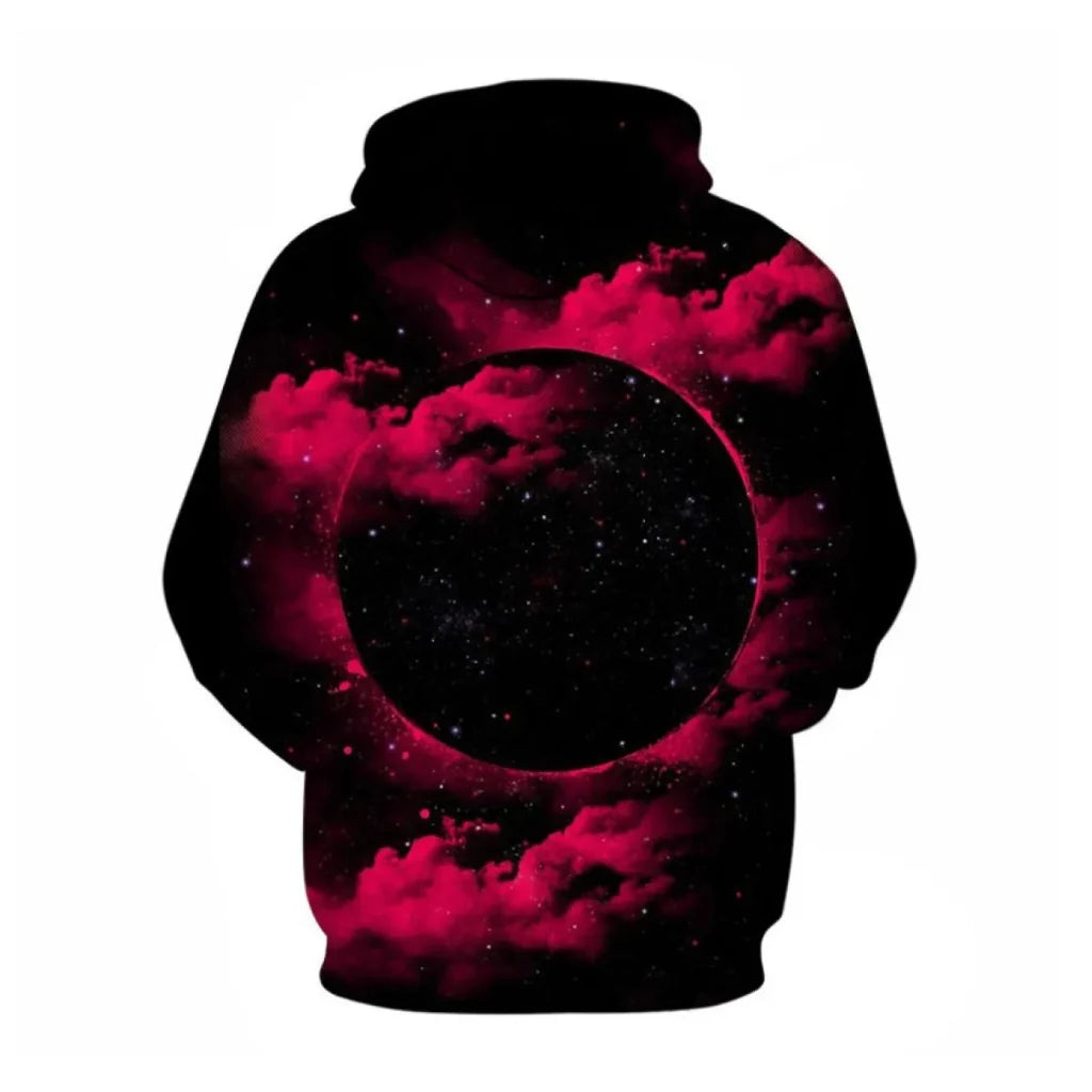 3D Digital Print Underlig Nat Stjerne Sweatshirt