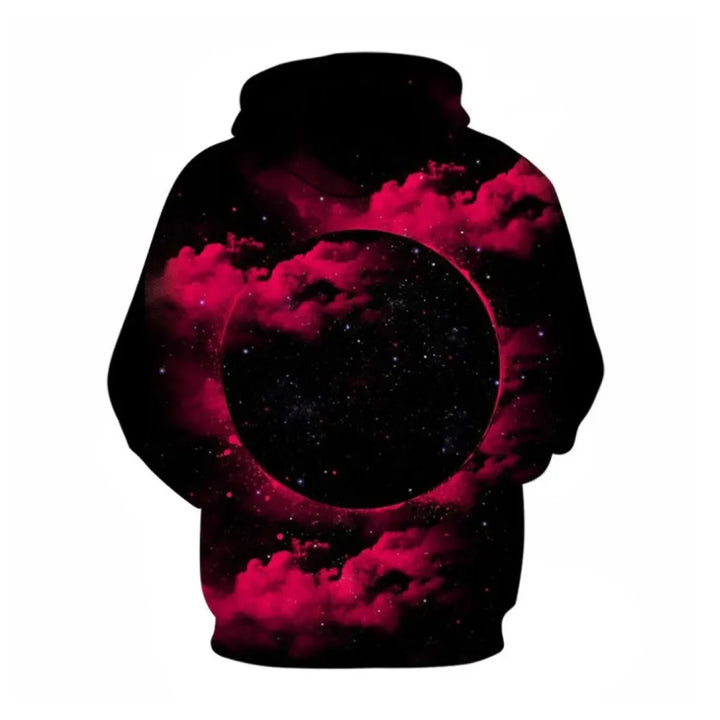 3D Digital Print Underlig Nat Stjerne Sweatshirt
