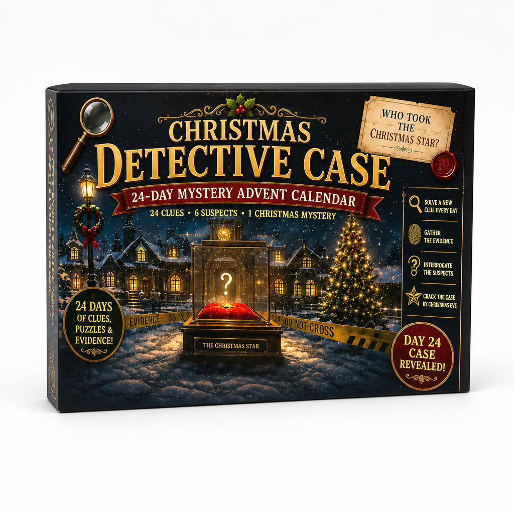 Escape room-julekalender med 24 gåder og 6 hemmelige temaer