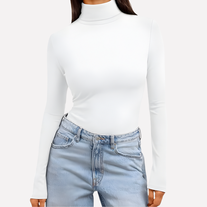 Kvinders Turtleneck Langærmet Top