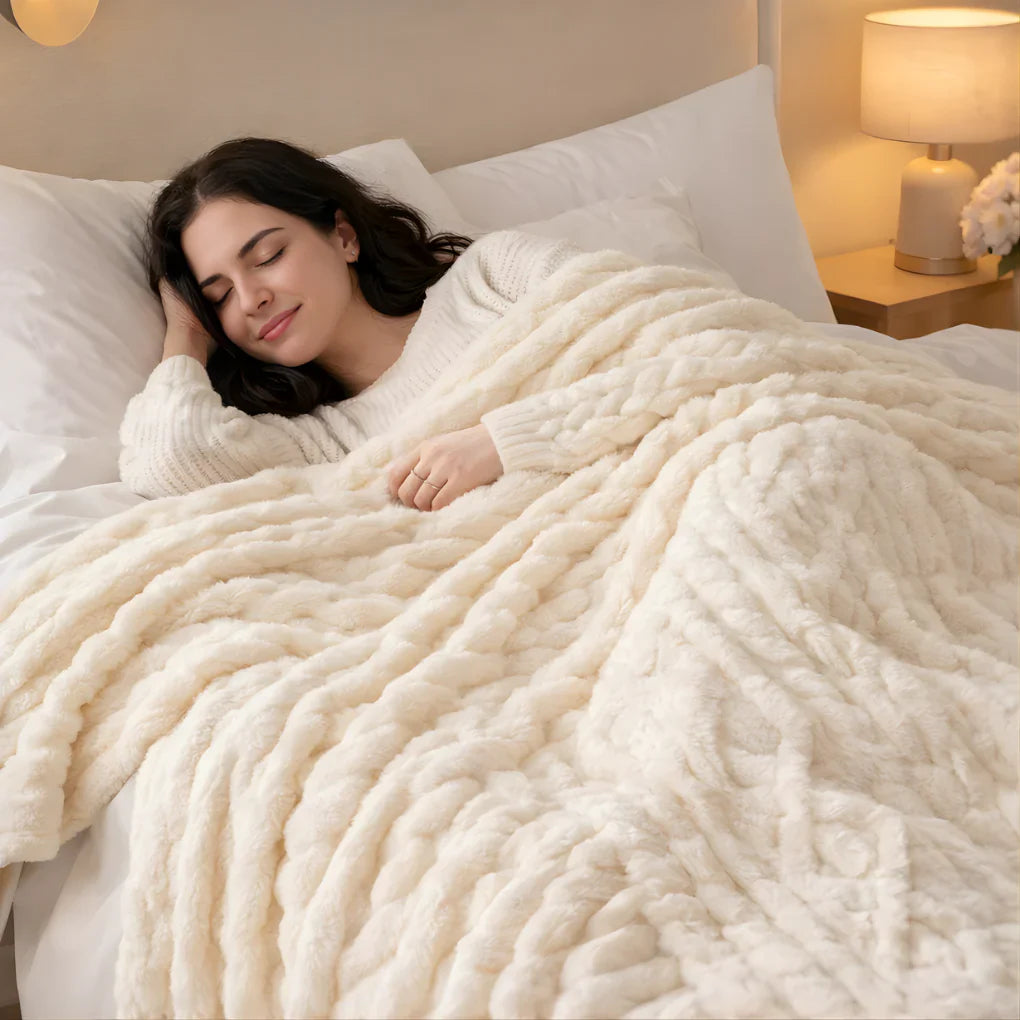 Faux Fur Kastetæppe