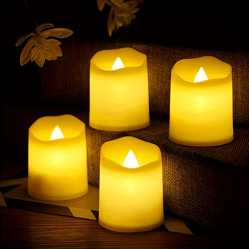 Batteridrevne LED-stearinlys uden flamme – 24-96 stk