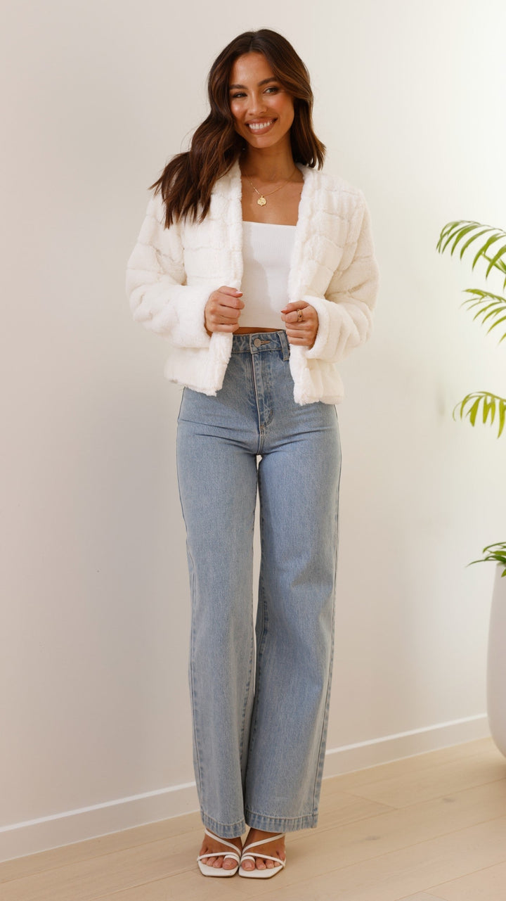Luksuriøs cropped jakke til kvinder – Veloura