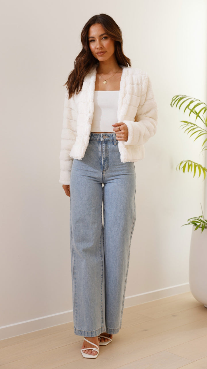 Luksuriøs cropped jakke til kvinder – Veloura