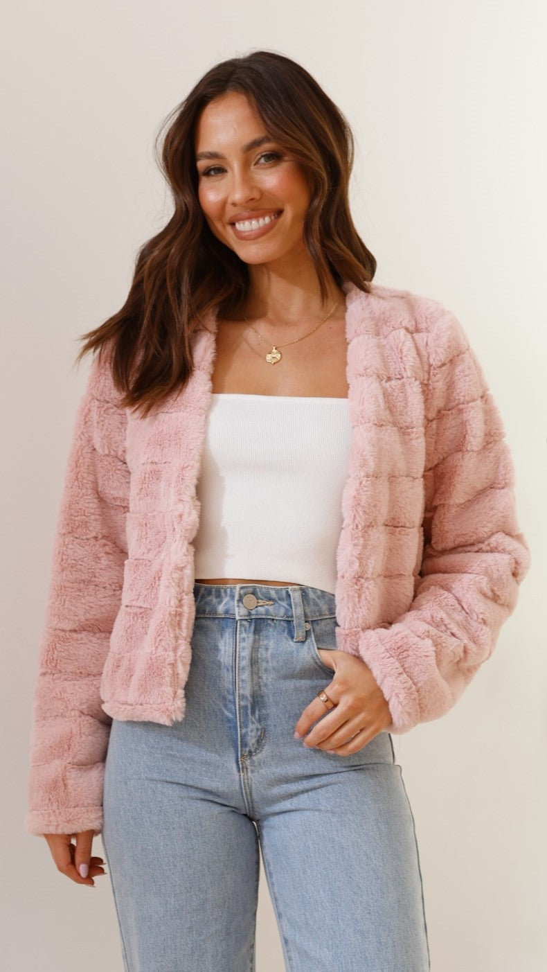 Luksuriøs cropped jakke til kvinder – Veloura