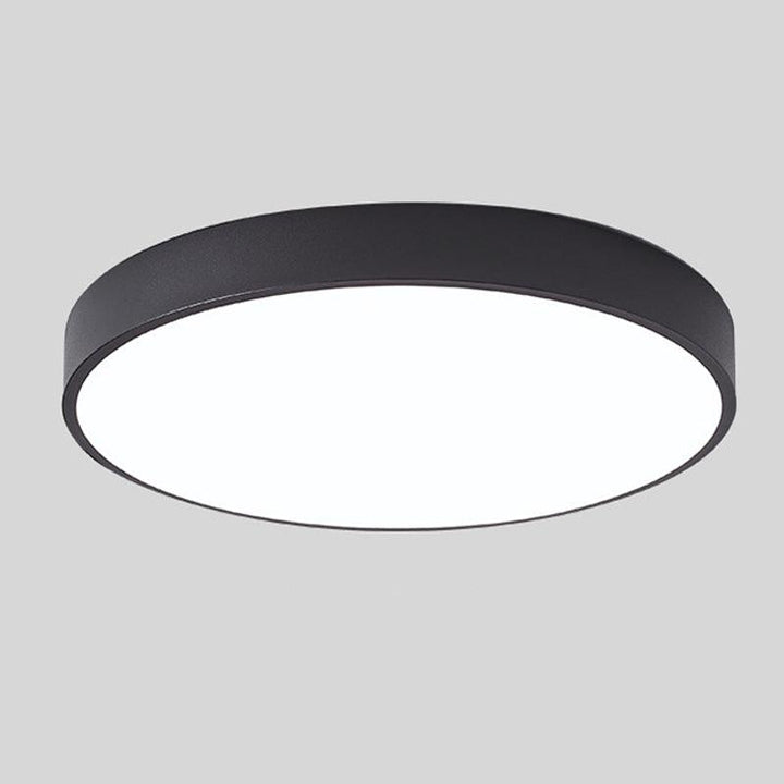Rund Nordic Macaron-loftlampe i træ