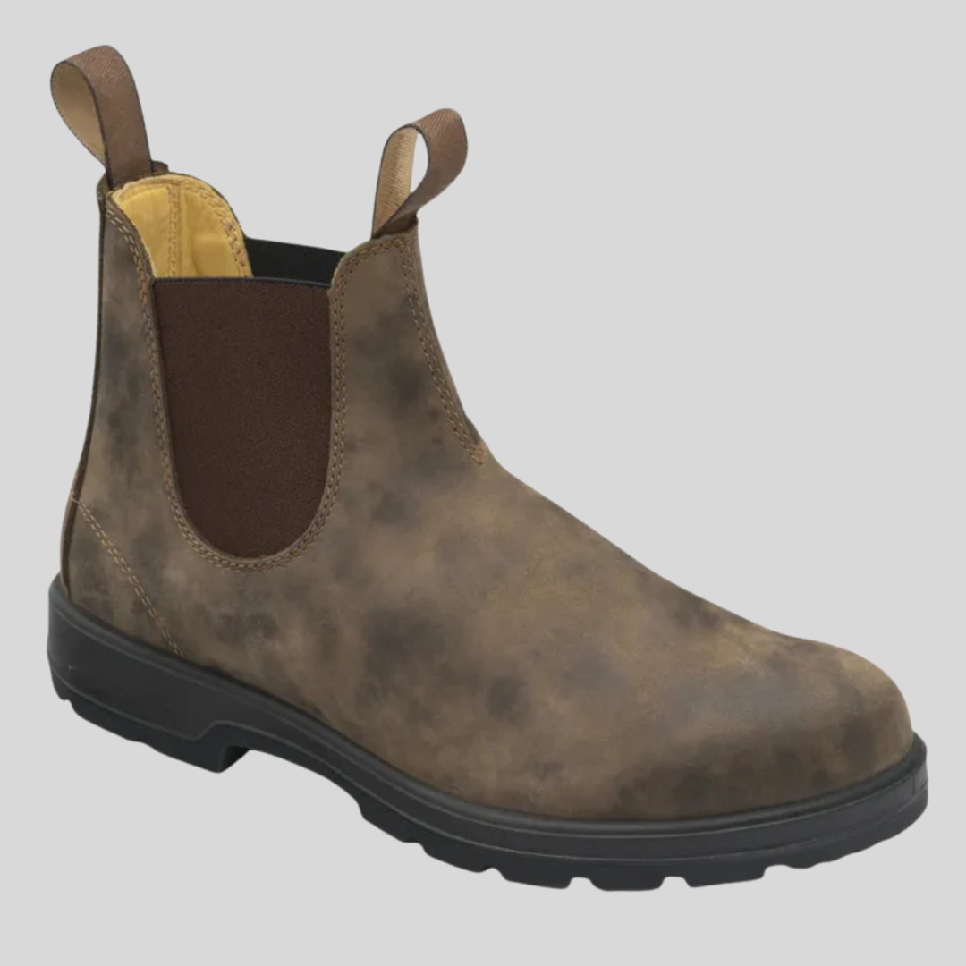 Herrestøvler Slip-On Design med skaft