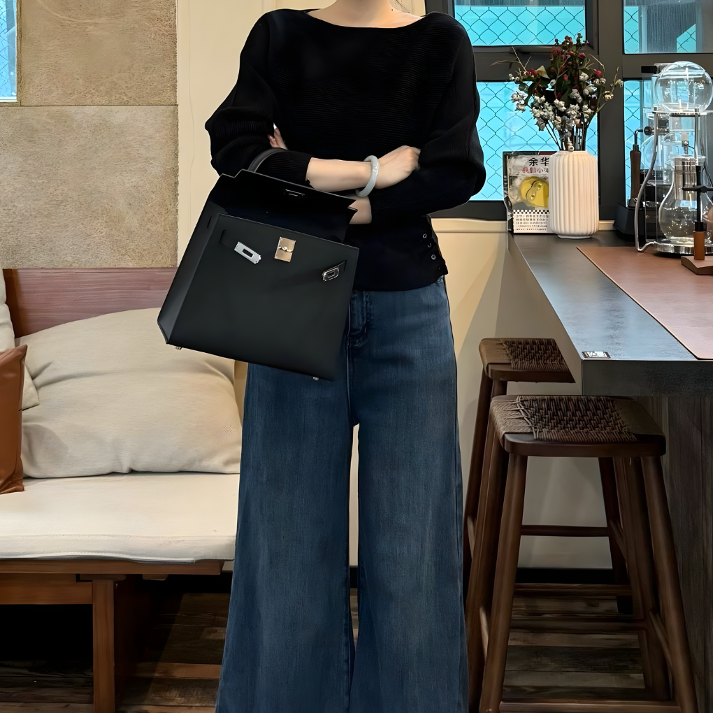 Kvinders Off-The-Shoulder Sweater