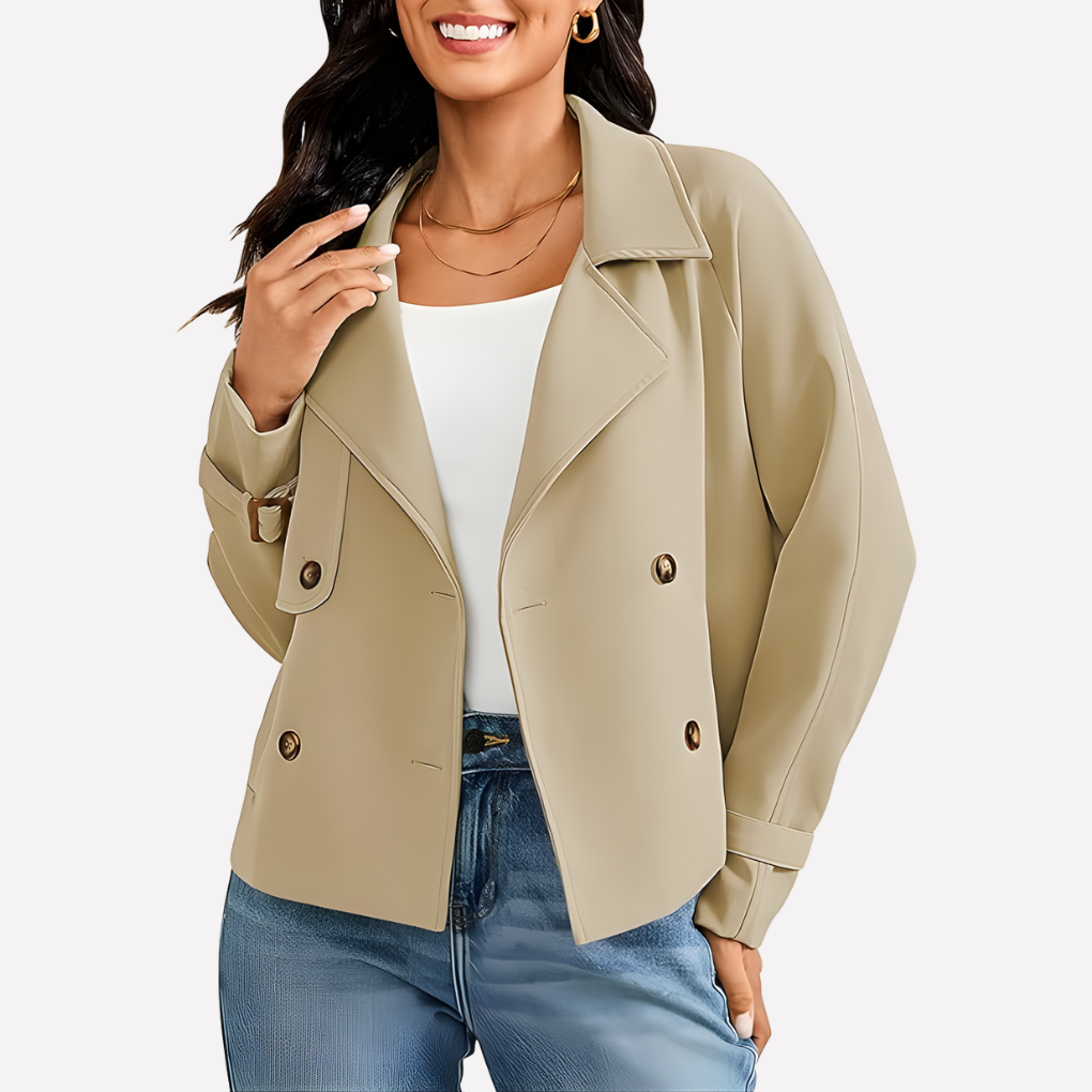 Kvinders Blazer Jakke – Klassisk Erhverv og Casual Stil