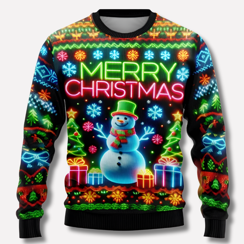Unisex neon juletrøje