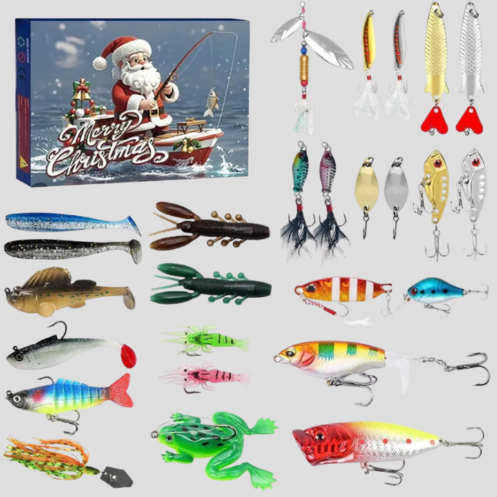 Fiske Adventskalender 24-dages Nedtælling