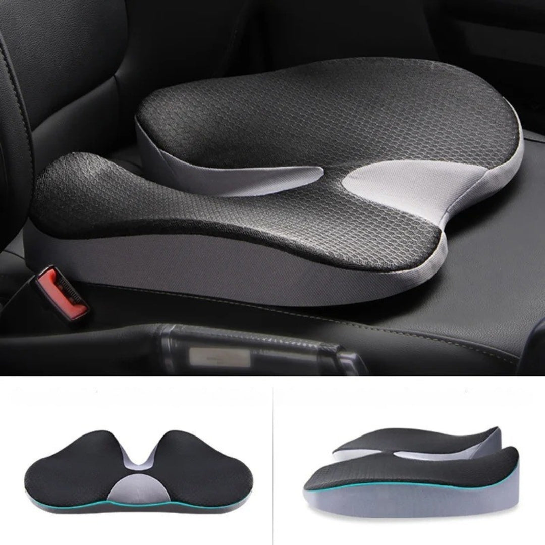 Ortopædisk sædepude til bilsæde – behagelig pude med skridsikker bund for bedre støtte