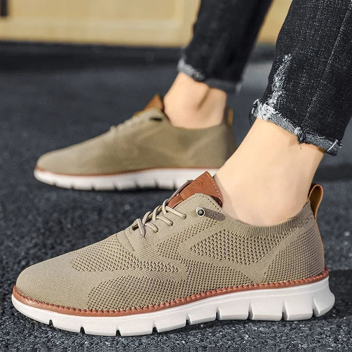Åndbare sneakers i mesh til mænd