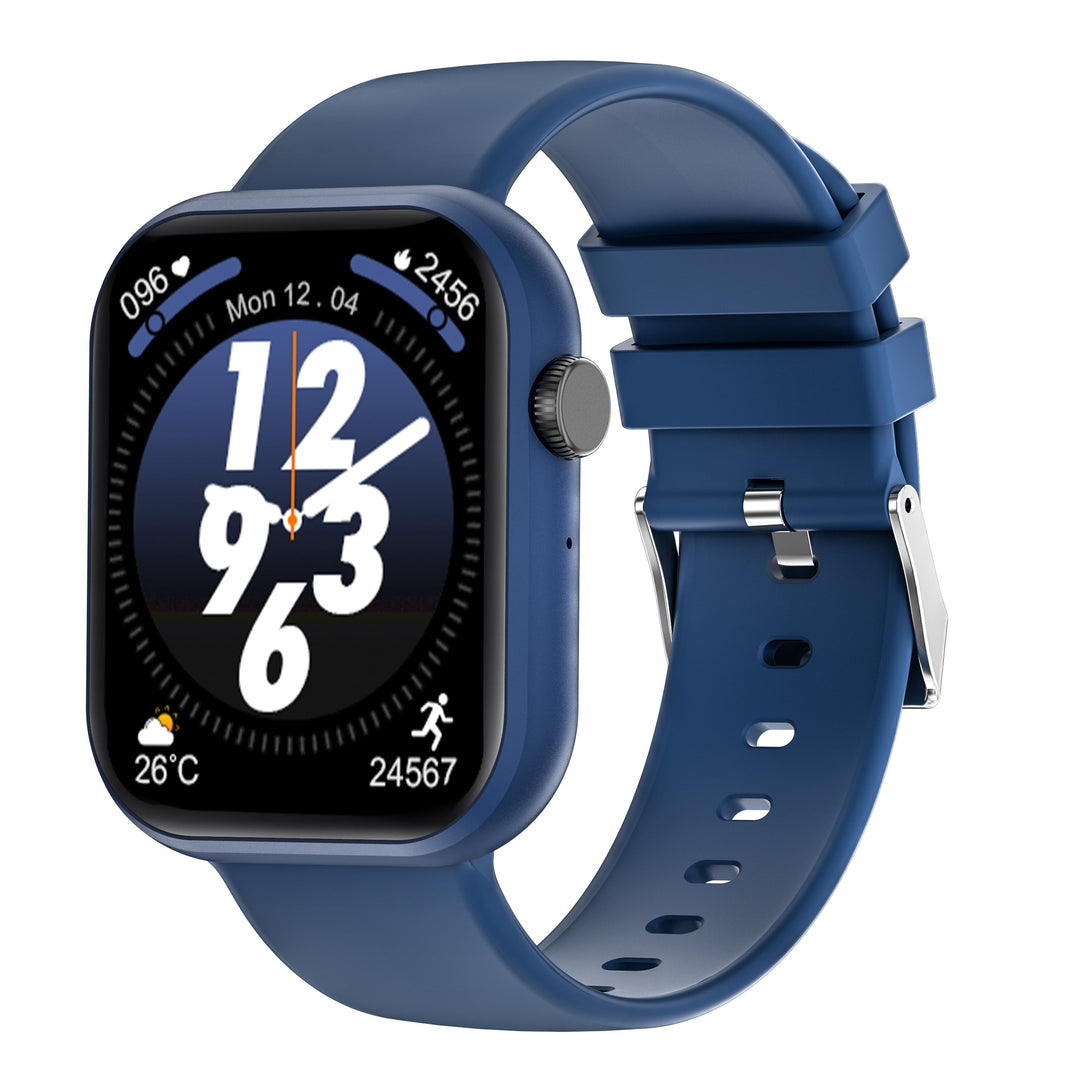 Vandtæt smartwatch med blodtryksmåler, iltmætning og søvnovervågning