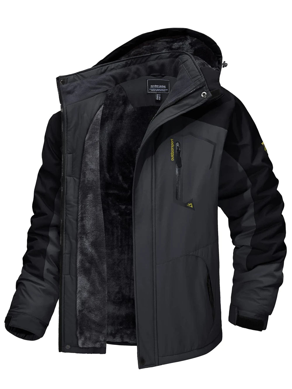 Laurens Summit Parka | Fleeceforet jakke med hætte