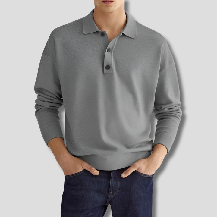 Herre bomuldspoloshirt