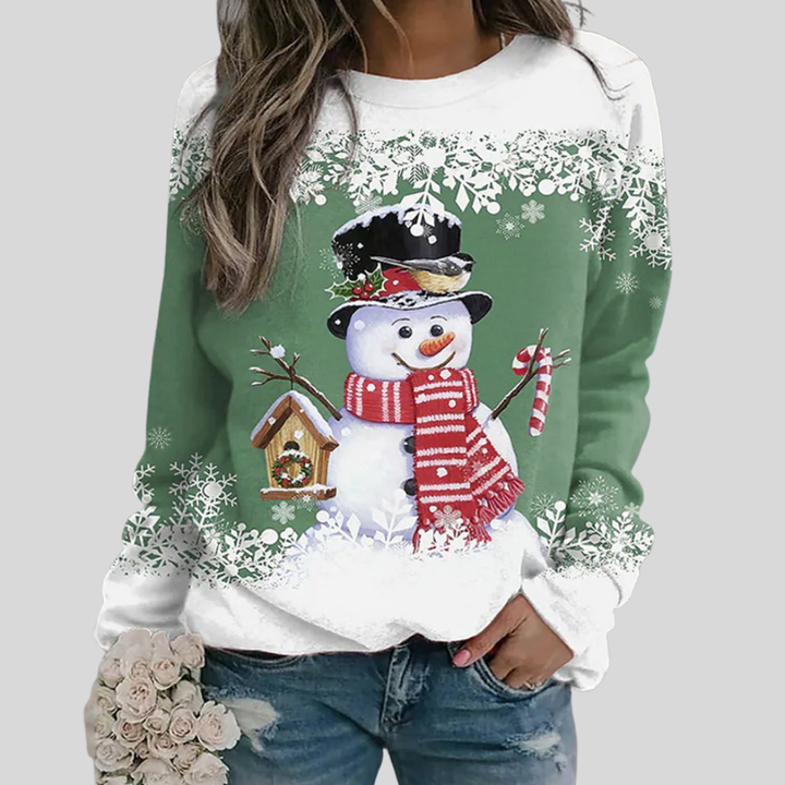 Julesweatshirt til kvinder