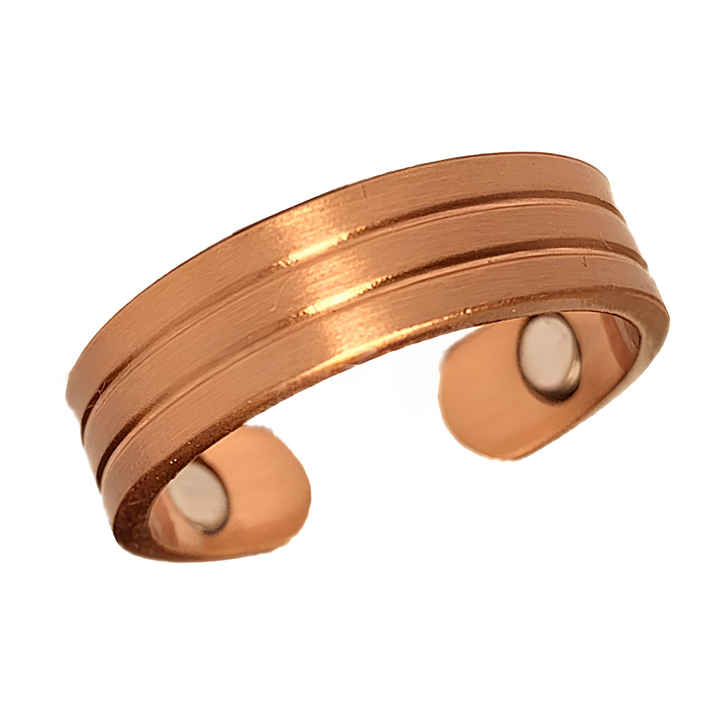 Fransk-stil Kat-øje Sten Kobber Magnet Ring