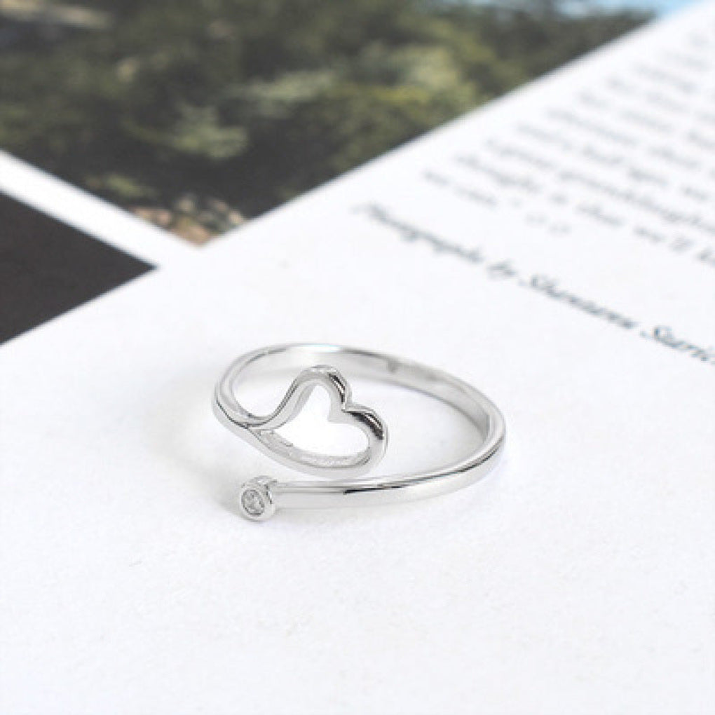 Loving-Heart Open-End Ring For Women