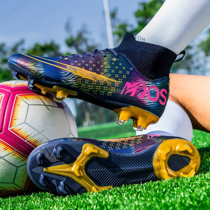 Fodboldstøvler til herrer med greb og højt ankeldesign – Dario