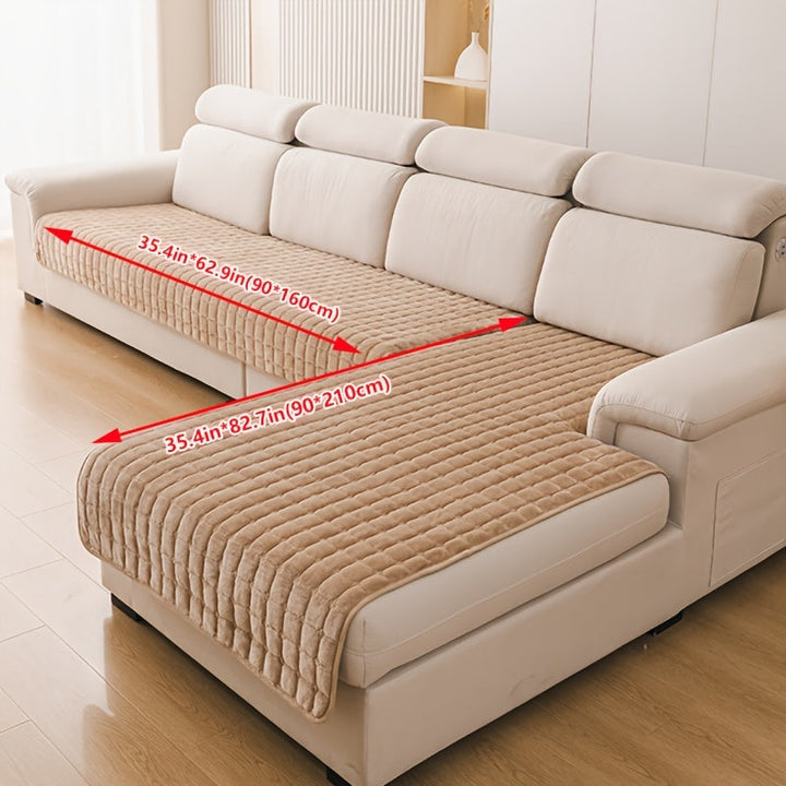 Elegant betræk til quiltet sofa – komfort og beskyttelse