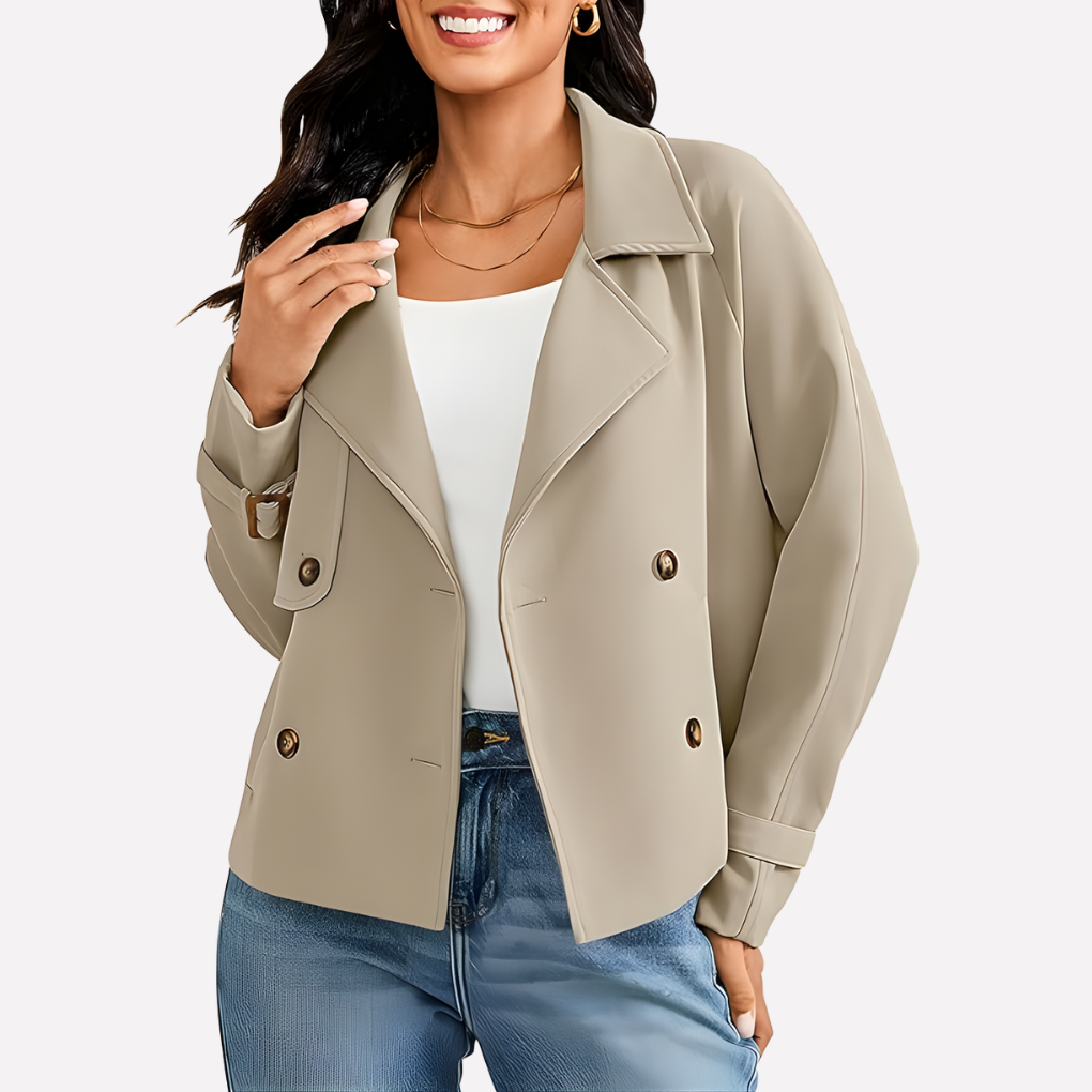 Kvinders Blazer Jakke – Klassisk Erhverv og Casual Stil