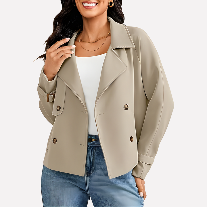 Kvinders Blazer Jakke – Klassisk Erhverv og Casual Stil