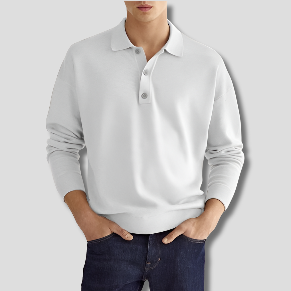 Herre bomuldspoloshirt