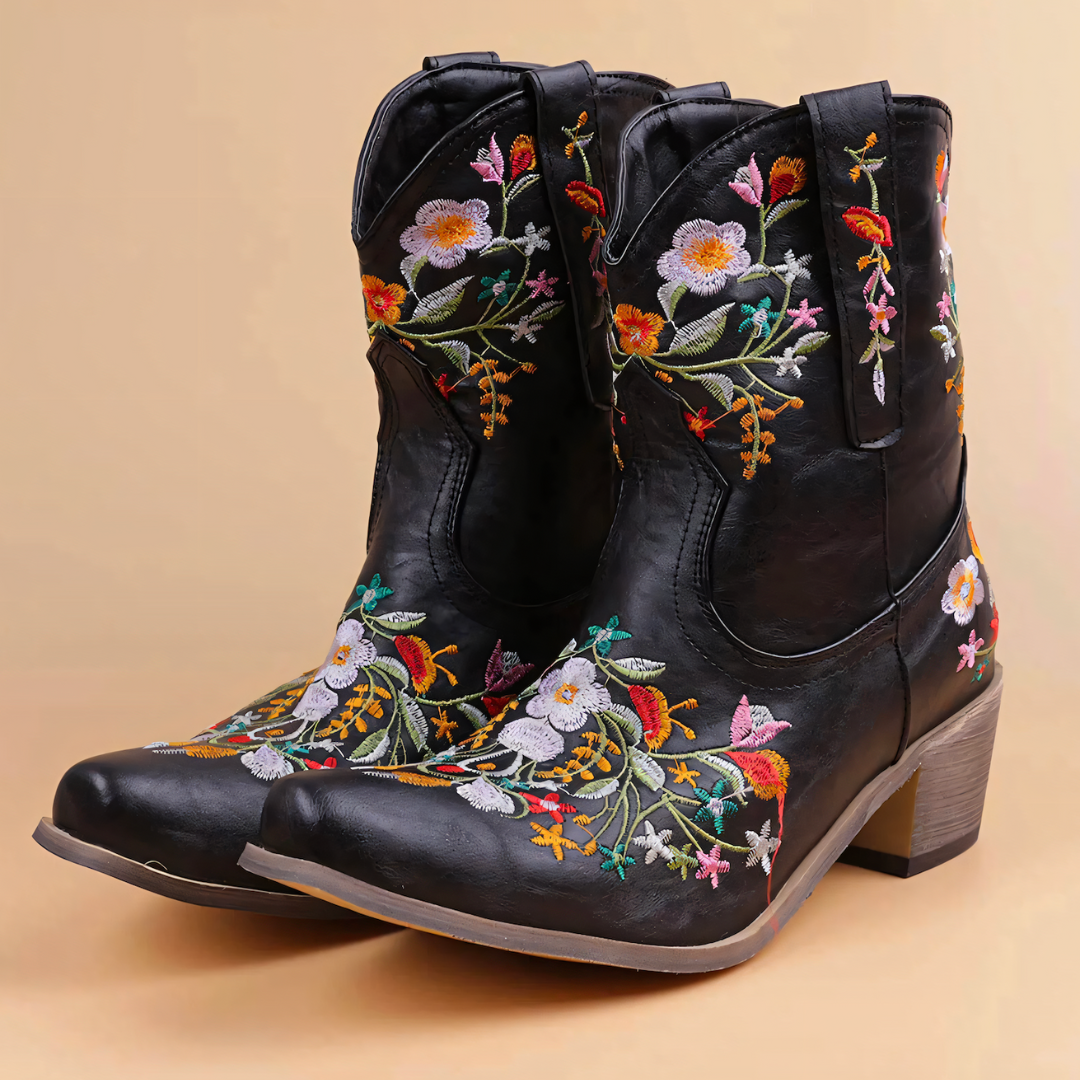 Vandtætte vintage cowgirl-støvler - Sierra