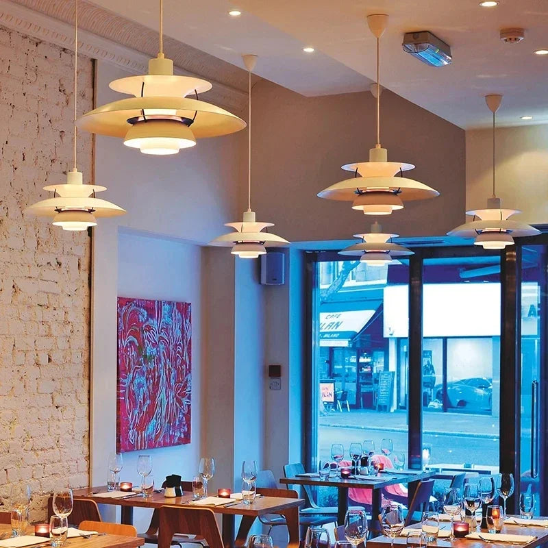 Moderne rund LED-loftlampe – dæmpbar & holdbar – stilfuld belysning til stue, spisestue & kontor
