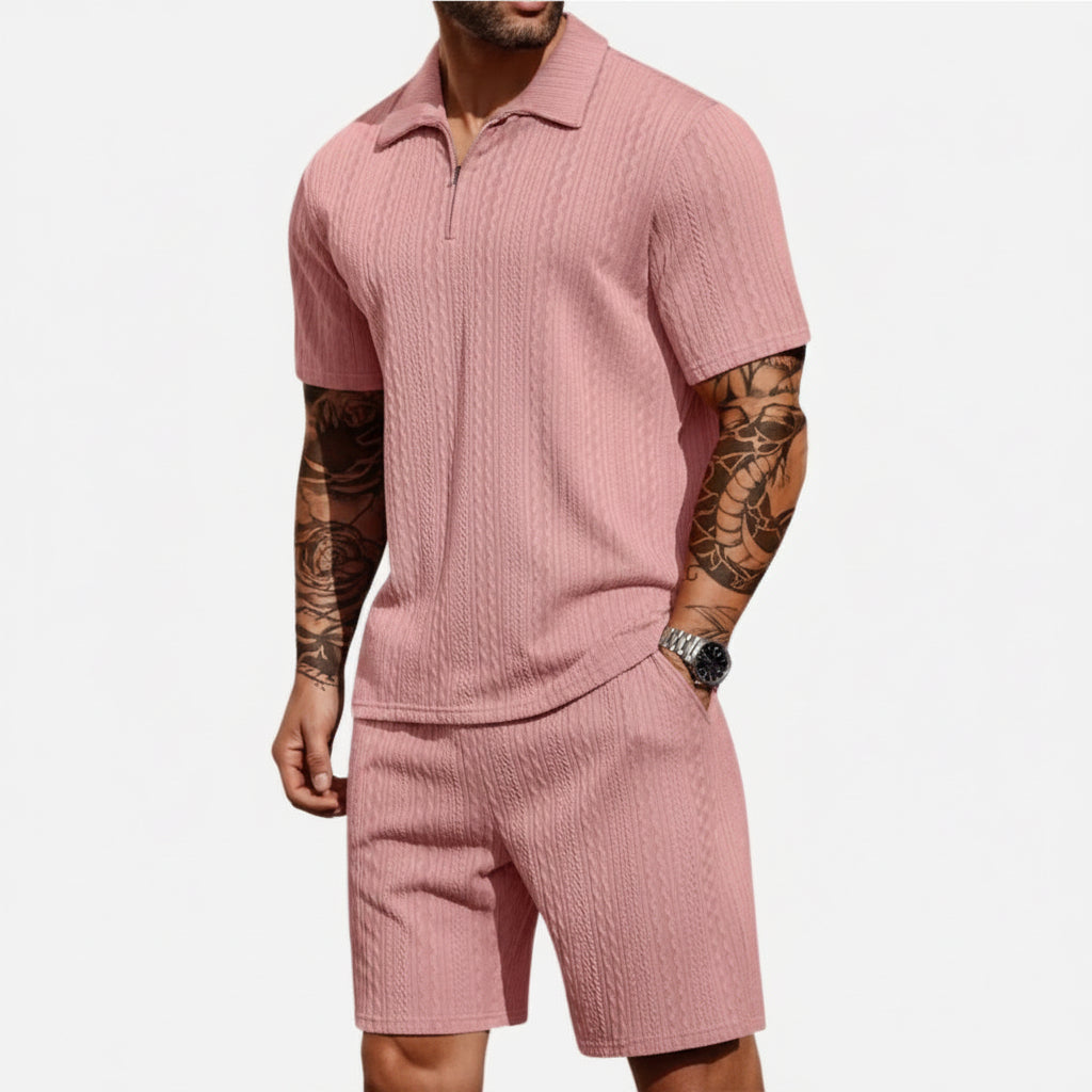 Cross-border European-size Best-selling Mens Summer Plaid