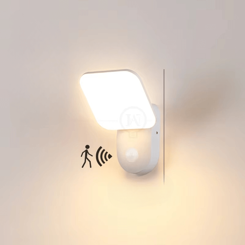 Intelligent LED-væglampe med bevægelsessensor