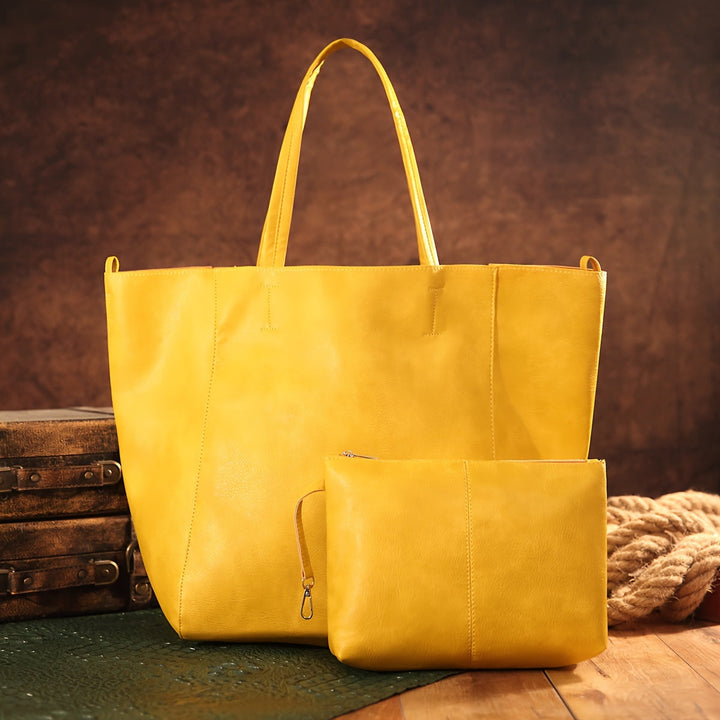 Elegant blød totetaske – praktisk og moderigtig