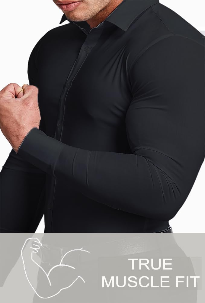 Slim fit-herreskjorte til foråret 2026 – strygefri – David