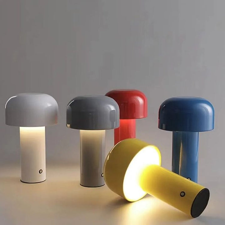 Agari bordlampe i svampeform | Trådløs stemningsbelysning