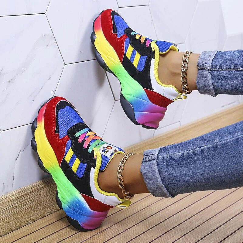 Farverige sneakers til kvinder – Solenya