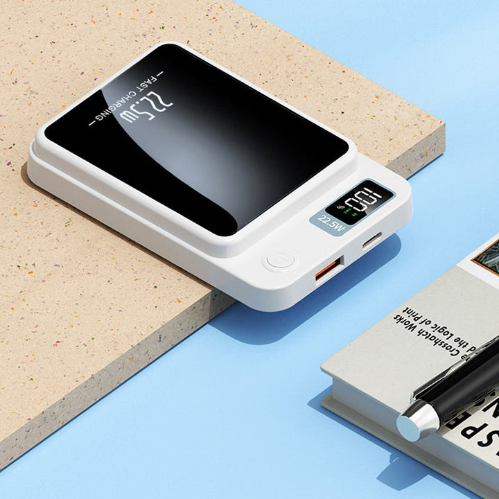 Powerbank 20.000 mAh | 22,5 W hurtigopladning & 15 W trådløs Qi-opladning