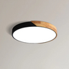 Delos Scandi-loftlampe i træ | Naturlig LED-designlampe