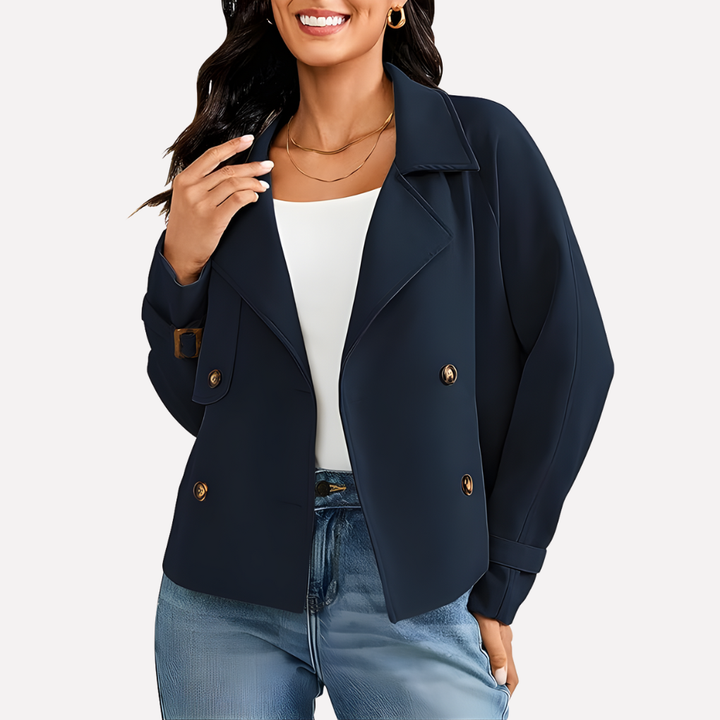 Kvinders Blazer Jakke – Klassisk Erhverv og Casual Stil