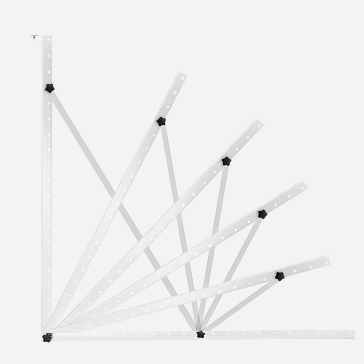 2-delt Solpanel Monteringssæt